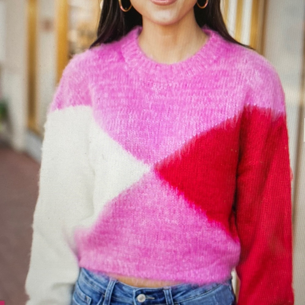 Fuzzy Knit Sweater | Size Small